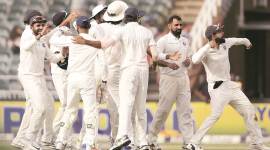 India won the 3rd Test against South Africa at Wanderers.