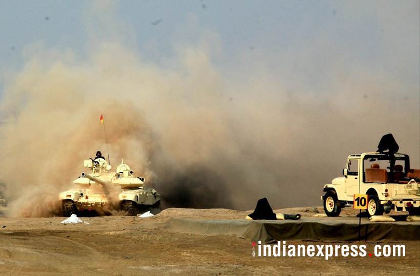 70th Army Day: Indian Army showcases might with tanks, choppers and  missiles | India News News,The Indian Express