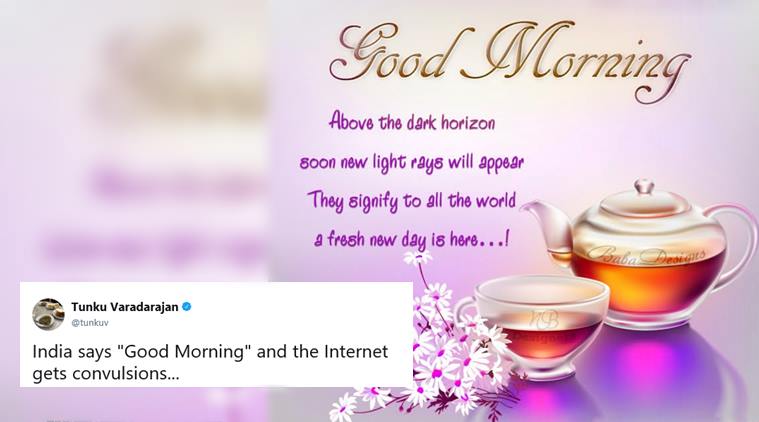 The Internet Is Filling Up Because Indians Are Sending Millions of 'Good  Morning!' Texts - WSJ