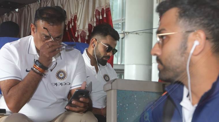 Virat Kohli with Ravi Shastri