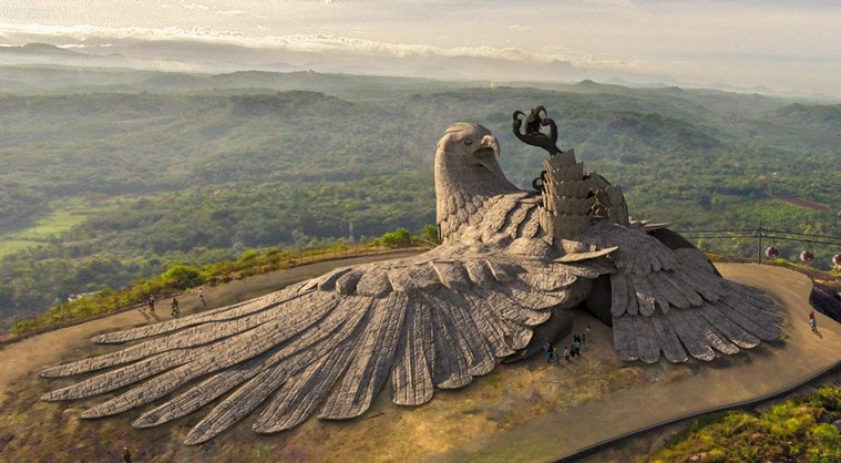 Jatayu earth's centre, jatayu tourism, kerala tourism, jatayu kerala tourism, jatayu rajiv anchal, rajiv anchal jatayu, rajiv anchal jatayu earth's centre, indian express, indian express news