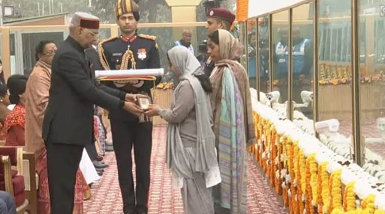 ashok chakra, Ram Nath Kovind, ashoka chakra awardee, jyoti prakash nirala, bandipora encounter, Jammu and Kashmir, gallantry awardee, indian air force, IAF Commander, indian army