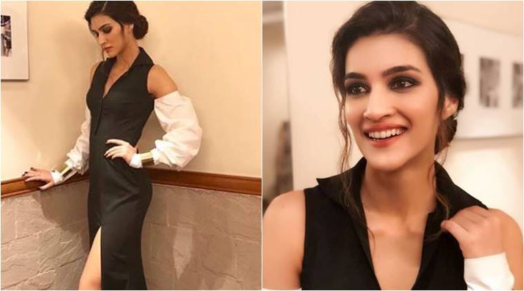 This Is How Kriti Sanon Effortlessly Upgrades Her Simple Black Gown