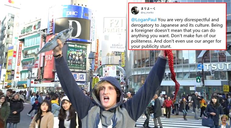 Disrespectful And Derogatory Youtube Star Logan Paul Slammed For His Vlogs On Japan Trending News The Indian Express