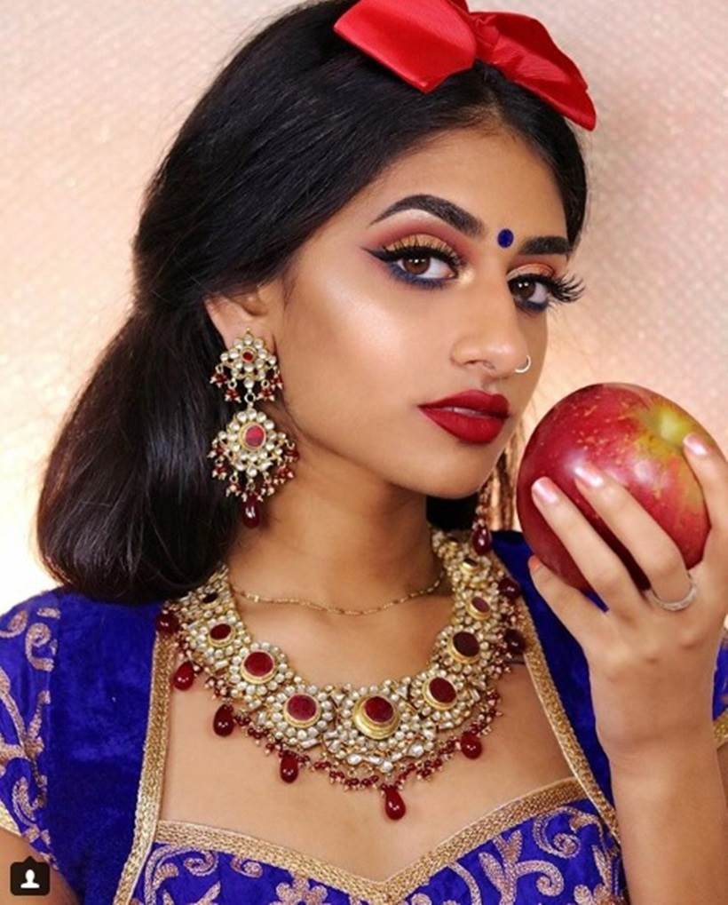 Hamel Patel, Hamel Patel makeup artist, Hamel Patel Instagram, Hamel Patel Disney princesses, Disney princesses makeup, makeup artist Disney princesses, Disney princesses, Indian express, Indian express news