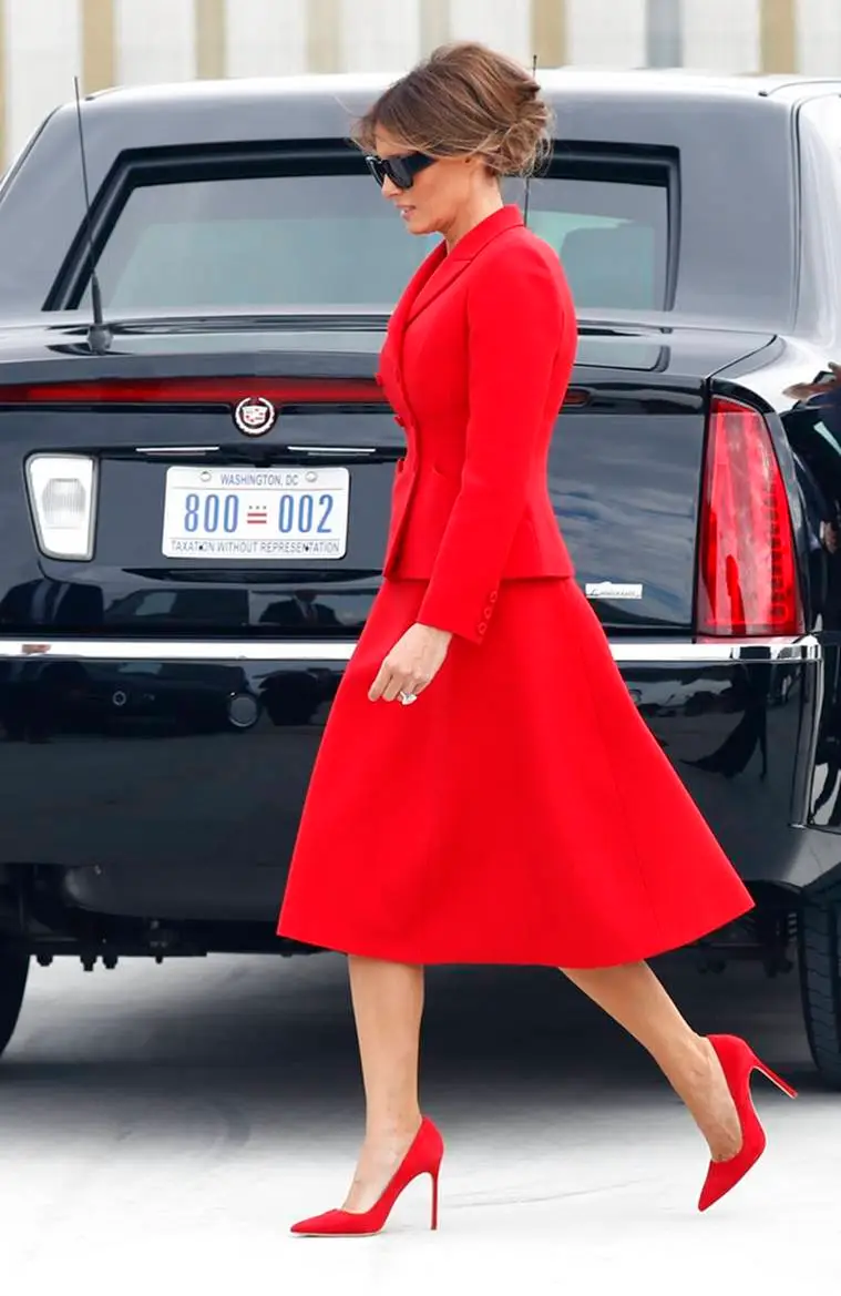 Melania Trump’s style evokes Europe roots, not America ... - 759 x 1169 jpeg 70kB