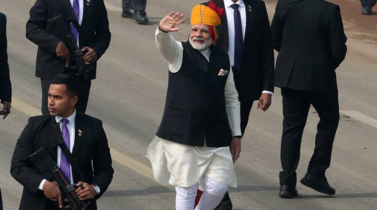 Face-detection cameras at Republic Day venue, modi