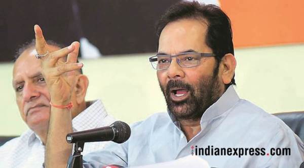 Cong history-sheeter in throttling democratic values: Naqvi