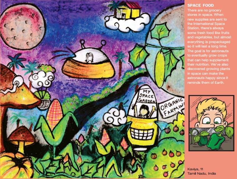 NASA's 2018 Calendar, Kids from Tamil Nadu feature in NASA's 2018 Calendar, NASA's 2018 Calendar TN kids, TN NASA Kids, Indian express, Indian express news