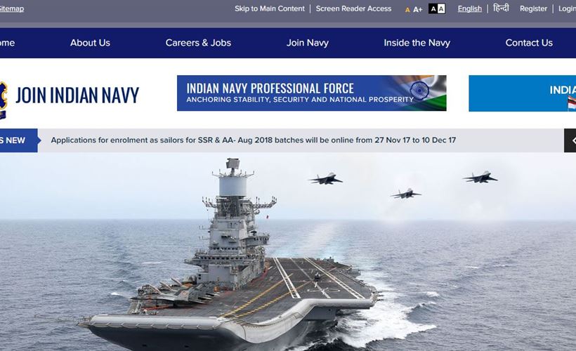 indian navy. join navy, navy jobs, joinindiannavy.gov.in