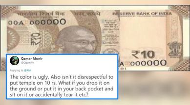 Rs 10 new notes, new Rs 10 notes, RBI new Rs 10 notes, 10 rs new notes, demonetisation, Indian express, Indian express news