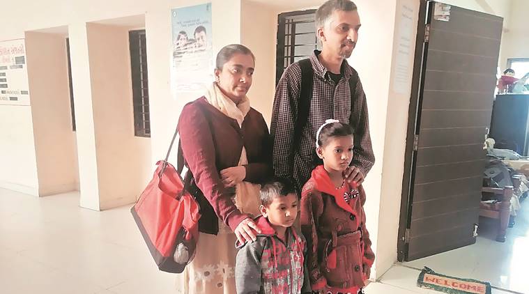 Nri Couple Based In Us Adopts Two Navsari Children India News The Indian Express