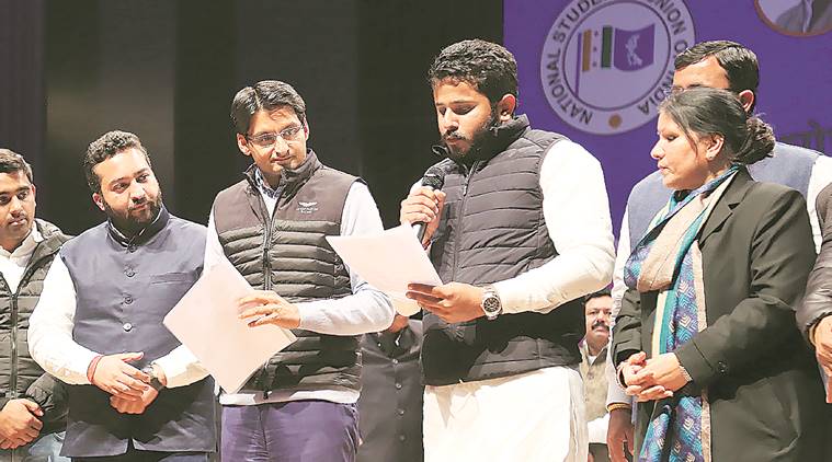 Panchkula, NSUI leader, FIR against Haryana NSUI chief, Divyanshu Budhiraja, NSUI, India news, indian express news