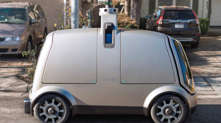 Driverless delivery robot car could arrive before self-driving vehicles ...