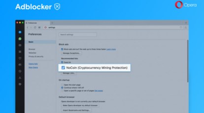Opera Adds Anti-Cryptocurrency Mining Feature to Browser