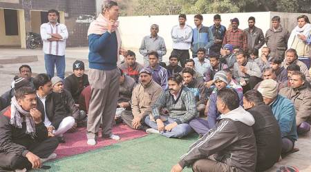 anti-padmaavat protests, bollywood, padmavati controversy, gurgaon school bus attacked, mahapanchayat, gurgaon, indian express