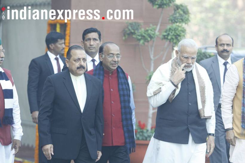 Parliament Budget Session, Budget Session, PM Narendra Modi, Narendra Modi, President Ram Nath Kovind, Parliament, India News, Indian Express, Indian Express News