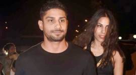 Prateik Babbar with his girlfriend Sanya Sagar.