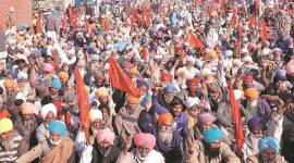 PROTEST RALLY Punjab Chief Minister Captain Amarinder Singh, farm loan waiver, farm labourers, punjab farmers, indian express, Bathinda, farmers protest rally, Bharti Kisan Union