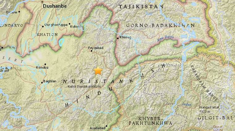 Earthquake in Afghanistan, india, pakistan