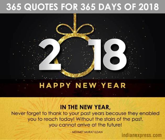 new year, new year 2018, new year quotes, inspirational quotes, new year motivational quotes, feel good quotes, indian express, indian express news