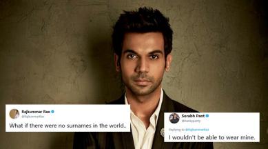 rajkummar rao, rajkummar rao surname tweet, funny twitter thread, rajkummar rao name change, twitter news, entertaiment news, indian express