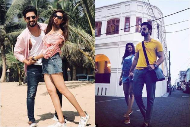 sargun mehta and ravi dubey's cute photos from sri lanka