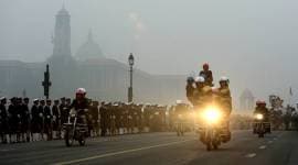 Border security force, BSF, republic day parade, republic day parade rehearsal, women motorcycle riders, daredevil stunts, indian expess