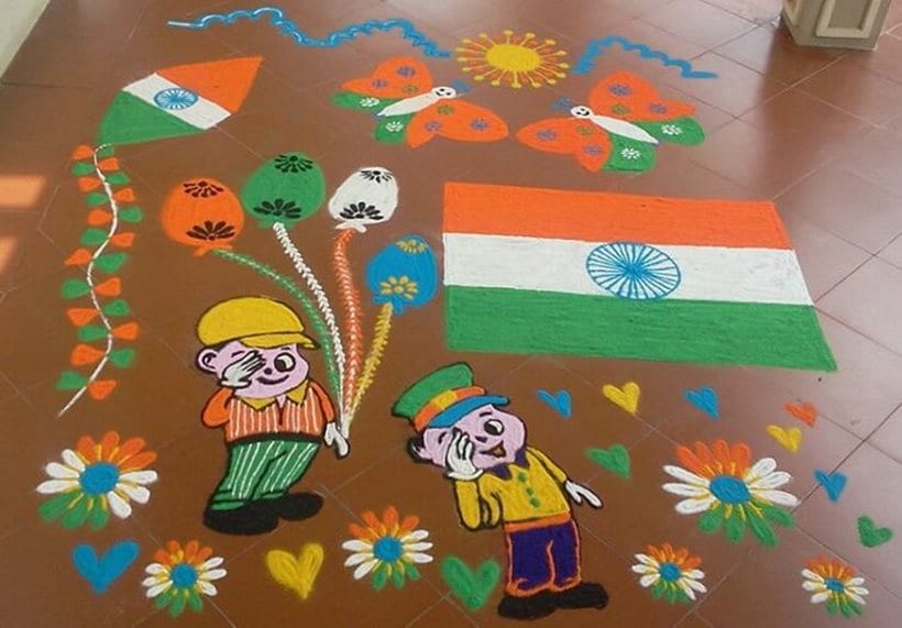 republic day, republic day rangoli design, republic day rangoli, republic day rangoli, republic day celebration, republic day in india, indian express, indian express news
