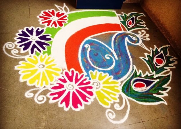 republic day, republic day rangoli design, republic day rangoli, republic day rangoli, republic day celebration, republic day in india, indian express, indian express news