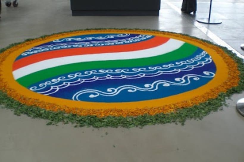republic day, republic day rangoli design, republic day rangoli, republic day rangoli, republic day celebration, republic day in india, indian express, indian express news