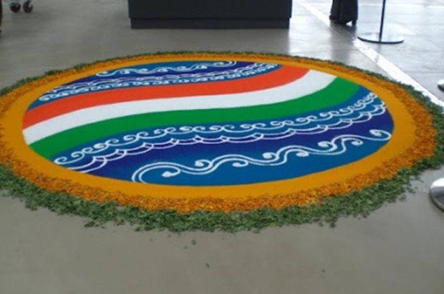 republic day, republic day rangoli design, republic day rangoli, republic day rangoli, republic day celebration, republic day in india, indian express, indian express news