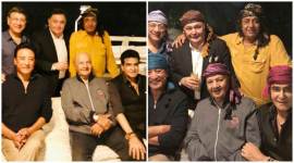 Rishi Kapoor, Jeetendra, Paintal, Ranjeet, Prem Chopra and Danny Denzongpa reunion