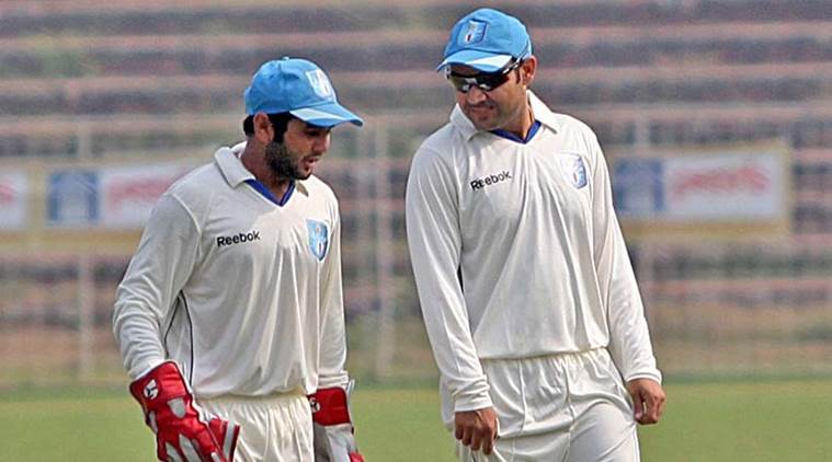 Virender Sehwag and Parthiv Patel.