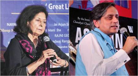 Nayantara Sahgal, Shashi Tharoor, Jaipur Literature Festival