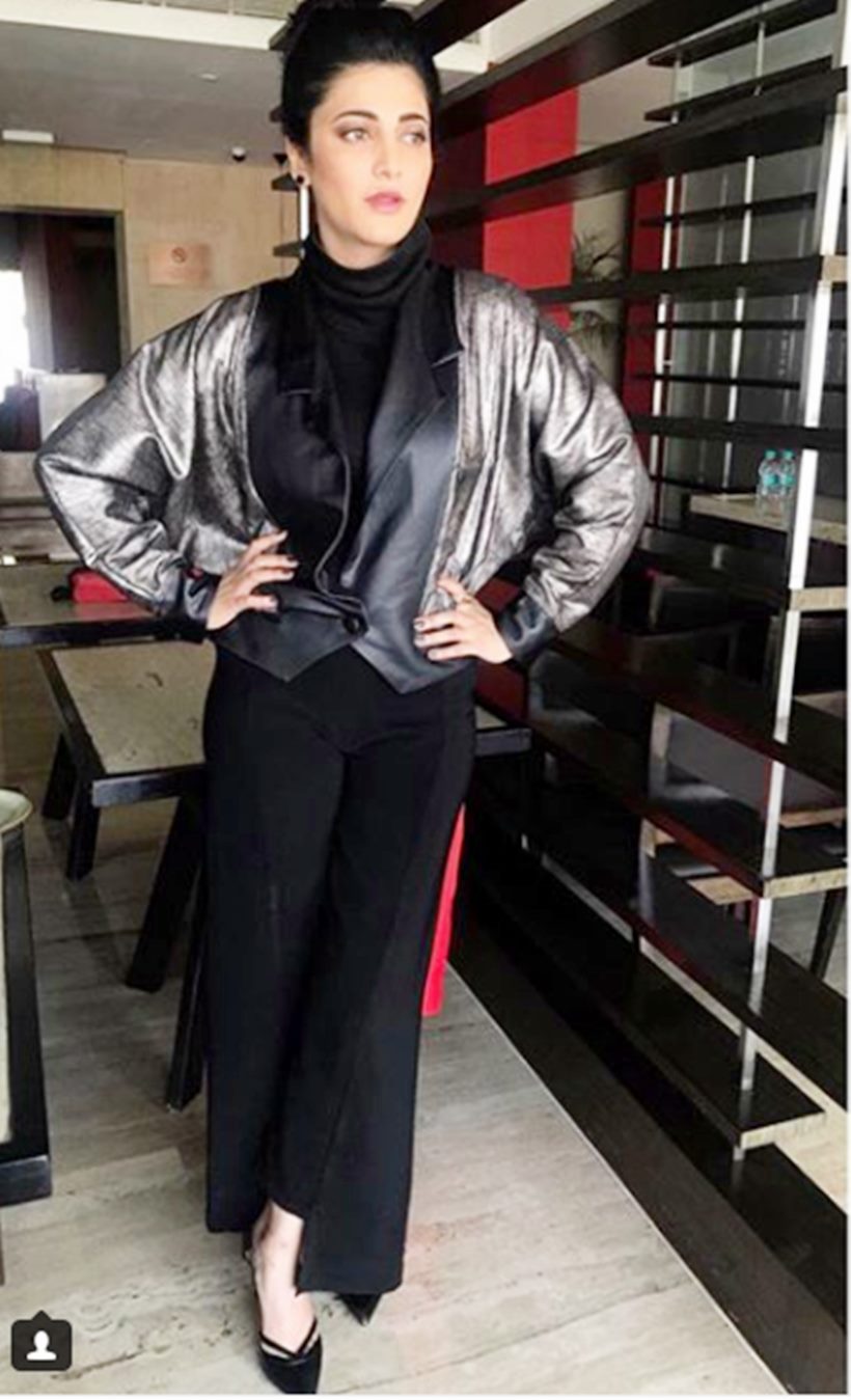 Tamannaah Bhatia's Leather Shirt Dress Is A Winter Fashion Winner