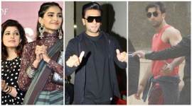 Sonam Kapoor Twinkle Khanna padman Ranveer singh Ranbir kapoor photo