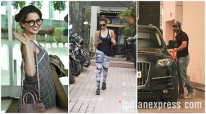 Celeb spotting: From Kangana Ranaut at the airport to Malaika Arora and Varun Dhawan hitting the gym