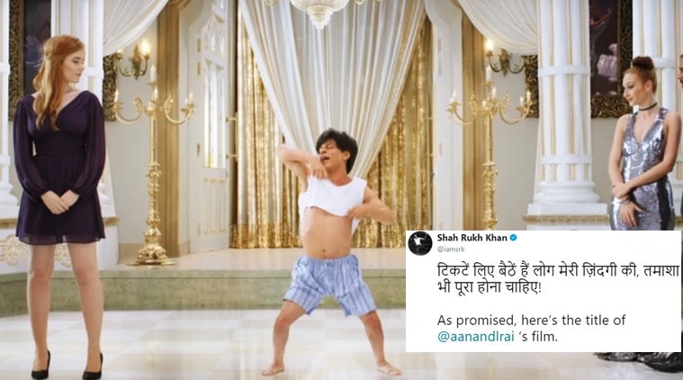 shah rukh khan, shah rukh khan twitter, shah rukh khan zero, shah rukh khan zero twitter reactions, shah rukh khan tweets, shah rukh khan hindi tweet copies, shah rukh khan hindi twitter, shah rukh khan indian express, indian express news