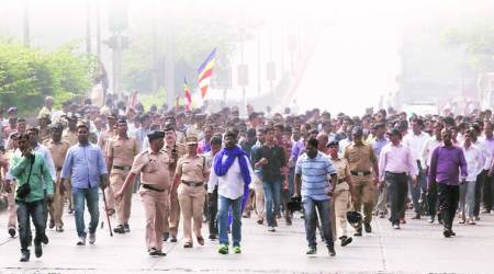 angry new year dalit protest mumbai