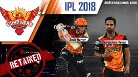 IPL 2018 Retained players