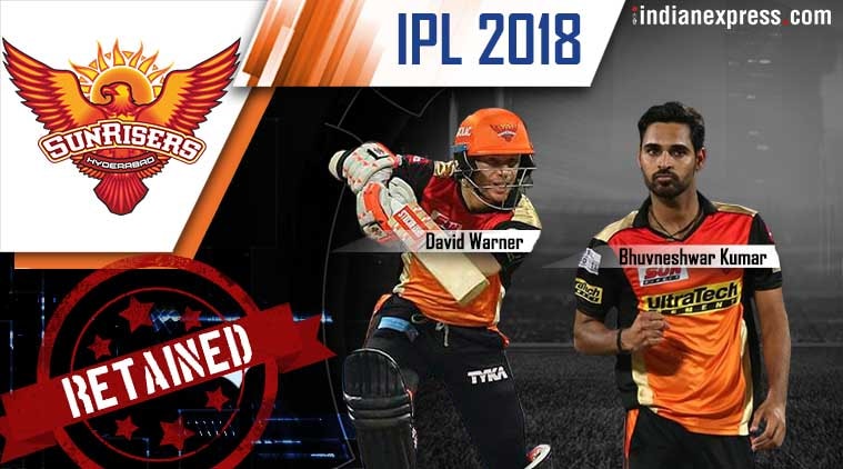 IPL 2018 Retained players