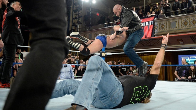 Triple H delivered a pedigree