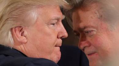 donald trump, steve bannon, white house chief strategist, brietbart editor, betrayed by bannon, us president, united states, fire and fure trump book, world news, indian express