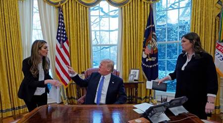 Hope Hicks coronavirus, Hope Hicks Donald Trump, trump coronavirus, Hope hicks shares stage with Trump, US elections 2020, US covid cases, world news