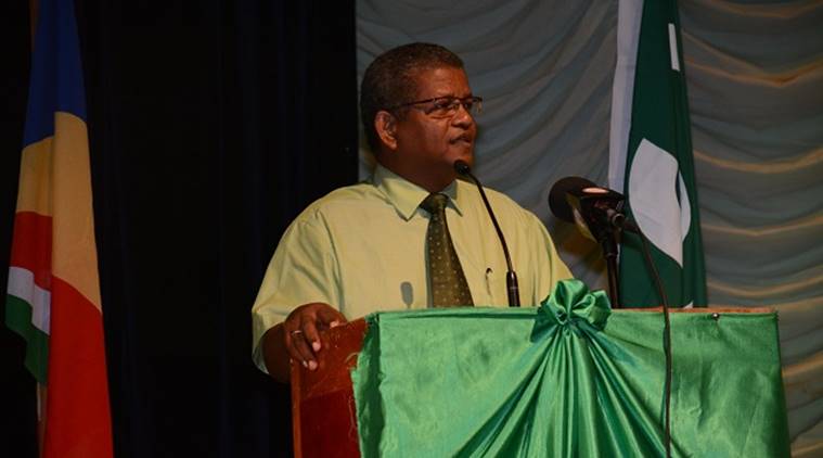 Seychelles' Leader of Opposition Wavel Ramkalawan