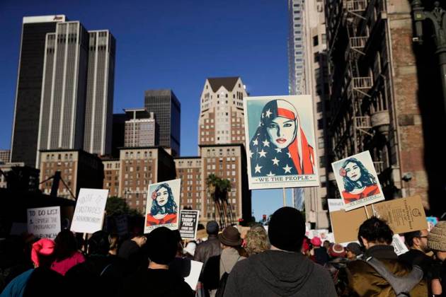 womens march photos, anti trump rally pictures, donald trump protest images, womens rally us pics, united states, america women protest pics, indian express