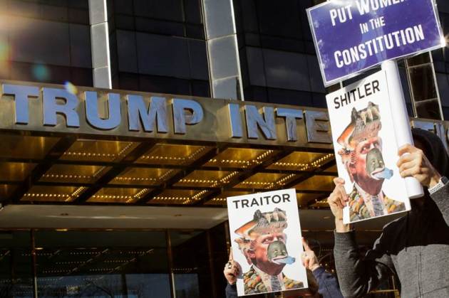 womens march photos, anti trump rally pictures, donald trump protest images, womens rally us pics, united states, america women protest pics, indian express