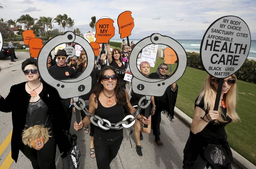 womens march photos, anti trump rally pictures, donald trump protest images, womens rally us pics, united states, america women protest pics, indian express