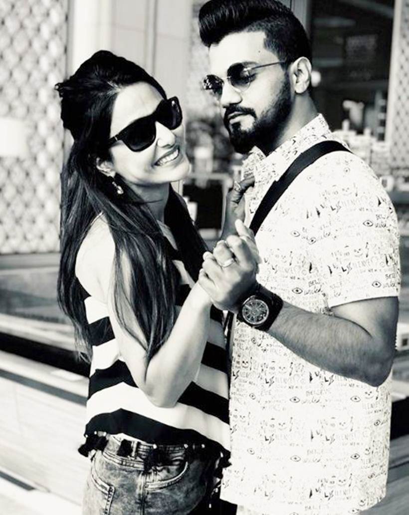 bigg boss 11 hina khan rocky jaiswal photos